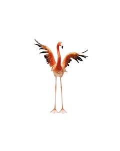 Статуэтка flamingo оранжевый 50x66x28 см Kare
