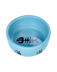 Миска для кошек с рис Рыбья Кость Petmax