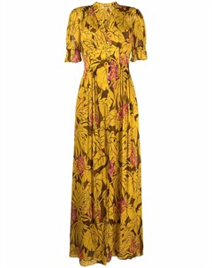 Платье макси Erica с цветочным принтом Dvf diane von furstenberg
