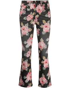 Укороченные брюки с цветочным принтом R13
