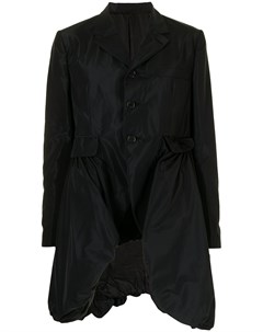 Однобортный пиджак с объемным подолом Comme des garçons noir kei ninomiya