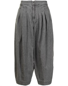 Укороченные брюки широкого кроя Yohji yamamoto