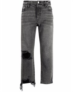 Укороченные джинсы с прорезями Frame