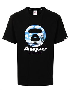 Футболка с графичным принтом Aape by a bathing ape