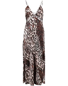 Платье комбинация с леопардовым принтом Jonathan simkhai standard