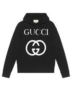 Толстовка с капюшоном и логотипом Gucci