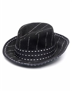 Шляпа с контрастной строчкой Moschino