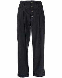 Укороченные вельветовые брюки с завышенной талией Dondup