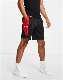 Черные шорты с символикой Chicago Bulls NBA Nike basketball