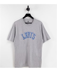 Свободная серая футболка с логотипом в университетском стиле эксклюзивно для ASOS Levi's®