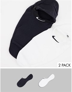Набор из 2 пар черных коротких носков Nike training