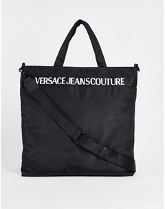 Черная сумка шопер Versace jeans couture