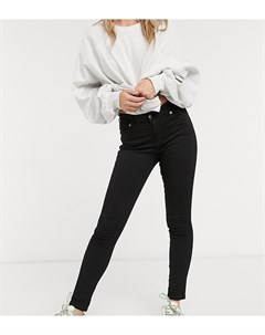 Черные супероблегающие джинсы с классической талией Dr denim petite