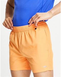 Оранжевые спортивные шорты средней длины из быстросохнущего материала Icon Asos 4505
