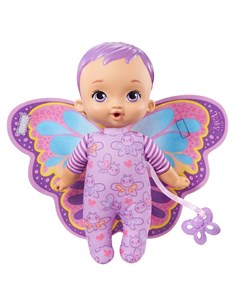 Пупс Моя первая малышка бабочка с фиолетовыми крылышками My garden baby
