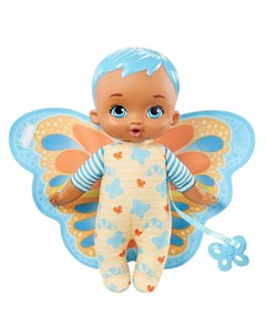 Пупс Моя первая малышка бабочка с голубыми крылышками My garden baby
