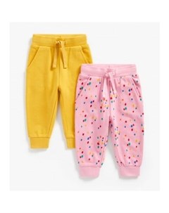 Спортивные брюки 2 шт розовый желтый Mothercare