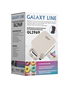 Line Вафельница электрическая со сменными формами GL2969 Galaxy