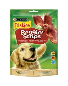 Beggin Strips лакомство для собак с ароматом бекона 120 г Friskies
