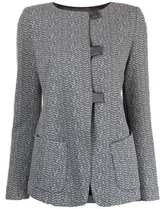 Однобортный приталенный пиджак Emporio armani