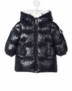 Пуховик на молнии с капюшоном Moncler enfant