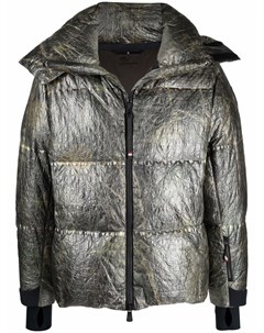 Пуховик с эффектом металлик Moncler grenoble