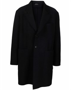 Однобортное пальто Ermenegildo zegna
