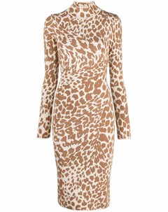 Платье с леопардовым принтом Just cavalli