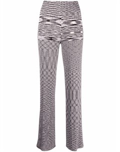 Расклешенные брюки с абстрактным узором Missoni