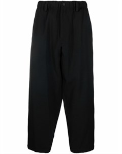 Укороченные шерстяные брюки Yohji yamamoto