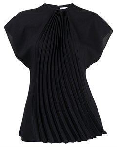 Плиссированная блузка с короткими рукавами Mame kurogouchi