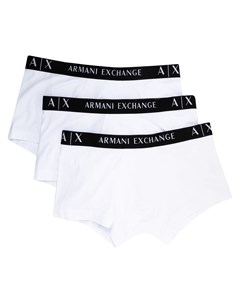 Комплект трусов боксеров с логотипом Armani exchange