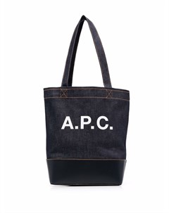 Сумка тоут с логотипом A.p.c.