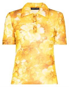 Рубашка поло с цветочным принтом Kwaidan editions