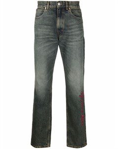 Прямые джинсы с вышитым логотипом Martine rose