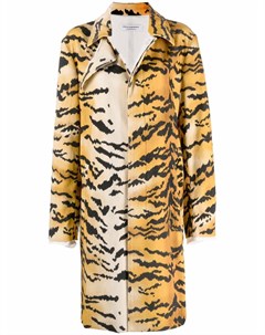 Пальто миди с тигровым принтом Philosophy di lorenzo serafini