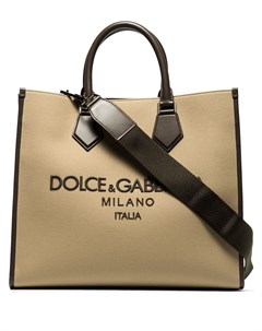 Сумка шопер Edge с вышитым логотипом Dolce&gabbana