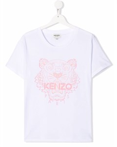 Футболка с короткими рукавами и логотипом Kenzo kids