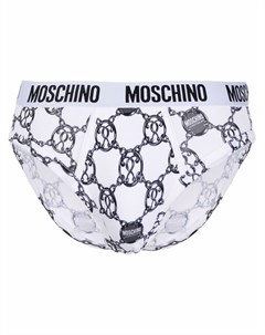 Трусы брифы с принтом Double Question Mark Moschino