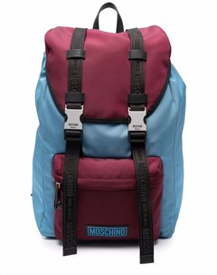 Рюкзак с нашивкой логотипом Moschino