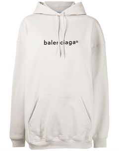 Худи оверсайз с логотипом Balenciaga