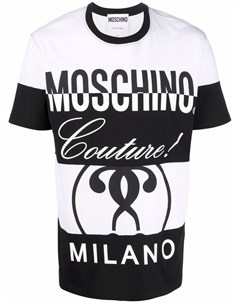Футболка Couture в полоску Moschino