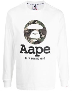 Футболка с логотипом Aape by a bathing ape