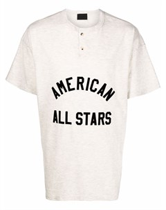 Футболка American All Stars с воротником на пуговицах Fear of god