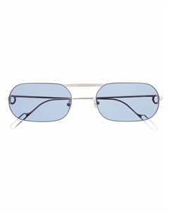 Солнцезащитные очки в овальной оправе Cartier eyewear