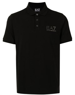 Рубашка поло с тисненым логотипом Ea7 emporio armani