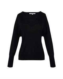 Черный шерстяной пуловер Lou Gerard darel