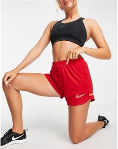 Темно красные шорты Dri Fit Academy Nike football