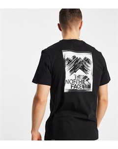 Черная футболка Stroke Mountain эксклюзивно для ASOS The north face
