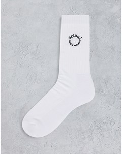 Белые спортивные носки Actual Asos design